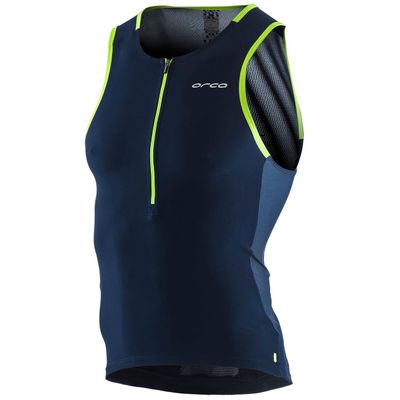 ORCA Men's 226 Tri Top (Blue/Green, Small)