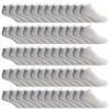 60 Pairs Of Yacht & Smith Mens Wholesale Bulk No Show Ankle Socks, Cotton Sport Athletic Socks - Size 10-13 (White) view 1