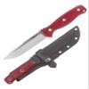 Condor Bushcraft Bliss Knife - 1075 High Carbon Steel - Walnut Handle - Small Fixed Blade Knife with Kydex Leather Loop Sheath - 3mm Thick - 4.8in Blade - 9.8oz view 1