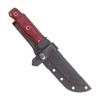 Condor Bushcraft Bliss Knife - 1075 High Carbon Steel - Walnut Handle - Small Fixed Blade Knife with Kydex Leather Loop Sheath - 3mm Thick - 4.8in Blade - 9.8oz view 2