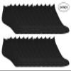 24 Pairs Of Yacht & Smith Bulk Womens Ankle Socks Low Cut Ankle Socks Size 9-11 (Black) view 2