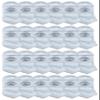 24 Pairs Of Yacht & Smith Bulk Womens Ankle Socks Low Cut Ankle Socks Size 9-11 (White) view 1