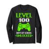 100th Day Of School T-Shirt For Kids Boys 100 Days of School Long Sleeve T-Shirt view 1