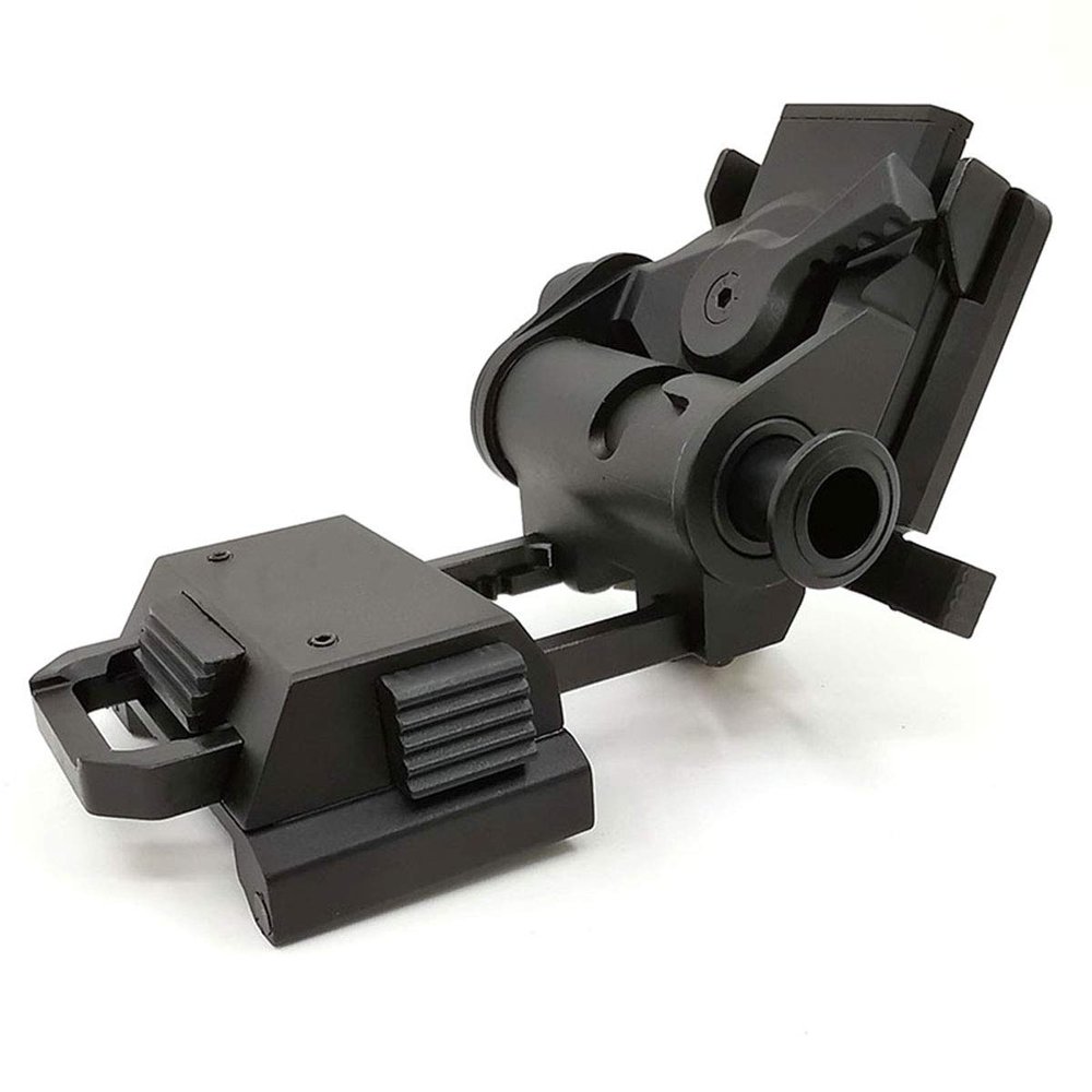 Tactical Metal Alloy L4G24 CNG Mount Aluminum Frame Helmet Accessories Mount Arm for PVS 15/18 (Black)