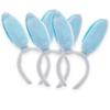 BestPysanky Set of 3 Costume Bunny Ear Headbands in Bright Blue, Each 11.7 Inches view 4