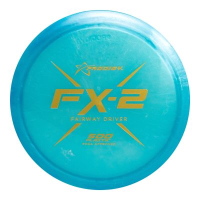 Prodigy Disc 500 FX-2 | Overstable Fairway Driver Disc Golf Disc | Great Grip in Any Conditions | Good for Both Backhand and Sidearm | Colors May Vary (170-176g)