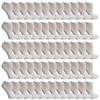120 Pairs Of Yacht & Smith Bulk Womens Ankle Socks Low Cut Ankle Socks Size 9-11 (White) view 1