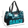 Danz N Motion Sequin Dance Heart Duffel Bag (Turquoise to Silver) view 2