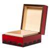 Artisan Owl Polish Handmade Teresa Designed Thread Hearts Wooden Box with Red Interior, Perfect for Keepsakes and Special Items view 3