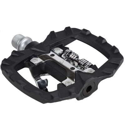 Venzo Multi-Use Compatible with Shimano SPD Mountain Bike Bicycle Sealed Clipless Pedals - Dual Platform Multi-Purpose - Great for Touring, Road, Trekking Bikes -Light Engineering Thermoplastic