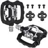 Venzo Multi-Use Compatible with Shimano SPD Mountain Bike Bicycle Sealed Clipless Pedals - Dual Platform Multi-Purpose - Great for Touring, Road, Trekking Bikes -Light Engineering Thermoplastic view 2