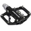 Venzo Multi-Use Compatible with Shimano SPD Mountain Bike Bicycle Sealed Clipless Pedals - Dual Platform Multi-Purpose - Great for Touring, Road, Trekking Bikes - Size: 85 x 80 mm = 3.3 x 3.1 inch view 1
