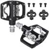 Venzo Multi-Use Compatible with Shimano SPD Mountain Bike Bicycle Sealed Clipless Pedals - Dual Platform Multi-Purpose - Great for Touring, Road, Trekking Bikes - Size: 85 x 80 mm = 3.3 x 3.1 inch view 2