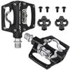 Venzo Multi-Use Compatible with Shimano SPD Mountain Bike Bicycle Sealed Clipless Pedals - Dual Platform Multi-Purpose - Great for Touring, Road, Trekking Bikes view 3