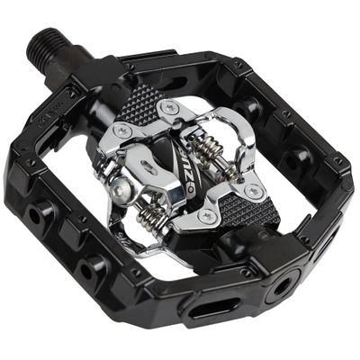 VENZO Shimano SPD Compatible Mountain Bike CNC Cr-Mo Sealed Pedals with Cleats