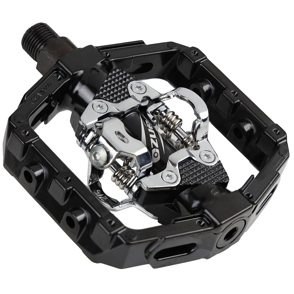 VENZO Shimano SPD Compatible Mountain Bike CNC Cr-Mo Sealed Pedals with Cleats