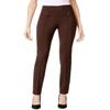 Style & Co. Womens Short Pull-On Skinny Pants (Medium Short, Rich Truffle) view 1