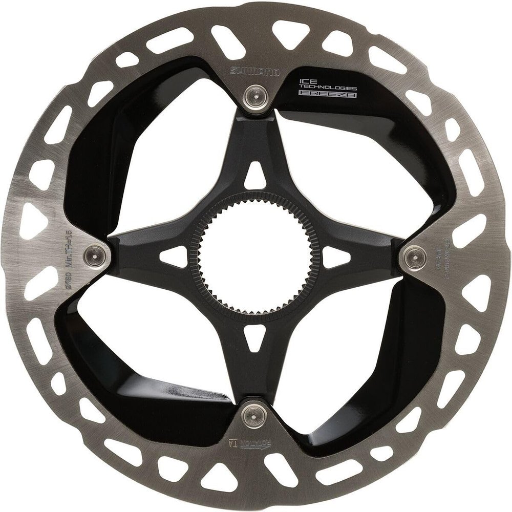 SHIMANO XTR/Dura-Ace Centerlock Disc Rotor Gray/Black, 140Mm