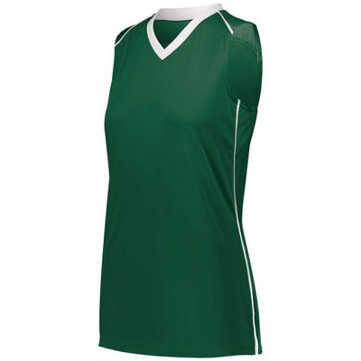 Augusta Sportswear Ladies Rover Jersey 2Xl Dark Green/White
