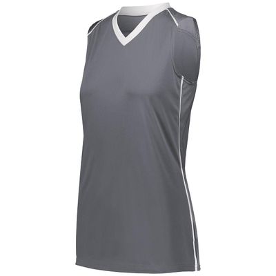 Augusta Sportswear Womens Rover Jersey XL Graphite/White
