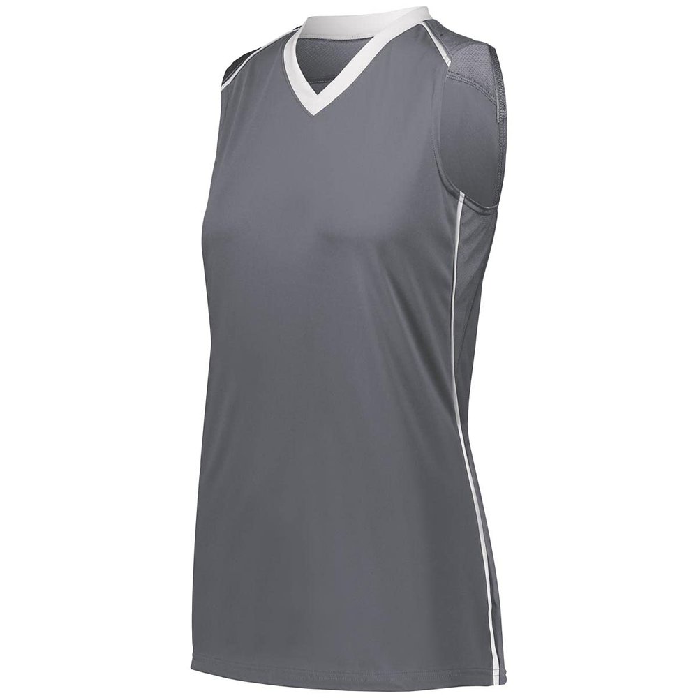 Augusta Sportswear Womens Rover Jersey XL Graphite/White
