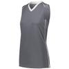 Augusta Sportswear Womens Rover Jersey XL Graphite/White