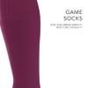 Augusta Sportswear Game Socks Maroon S view 3