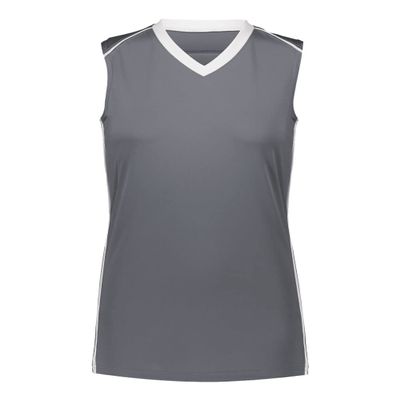 Augusta Sportswear Girls Rover Jersey M Graphite/White