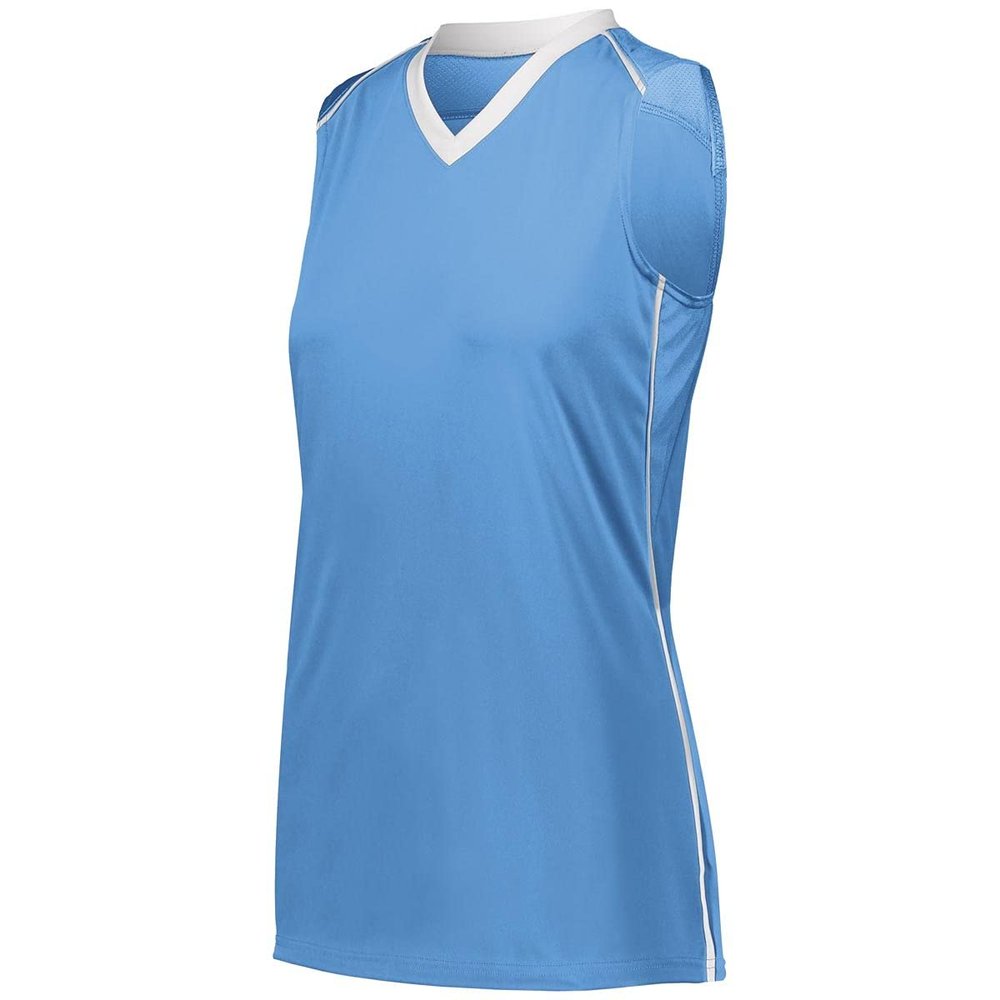 Augusta Sportswear Womens Rover Jersey XL Columbia Blue/White