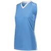 Augusta Sportswear Womens Rover Jersey XL Columbia Blue/White view 1