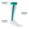 Augusta Sportswear Baseball Stirrup Sock Teal S view 2
