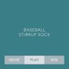 Augusta Sportswear Baseball Stirrup Sock Teal S view 4