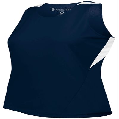 Holloway Sportswear Womens PR Max Track Jersey S Navy/White
