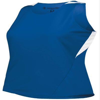 Holloway Sportswear Womens PR Max Track Jersey XL Royal/White