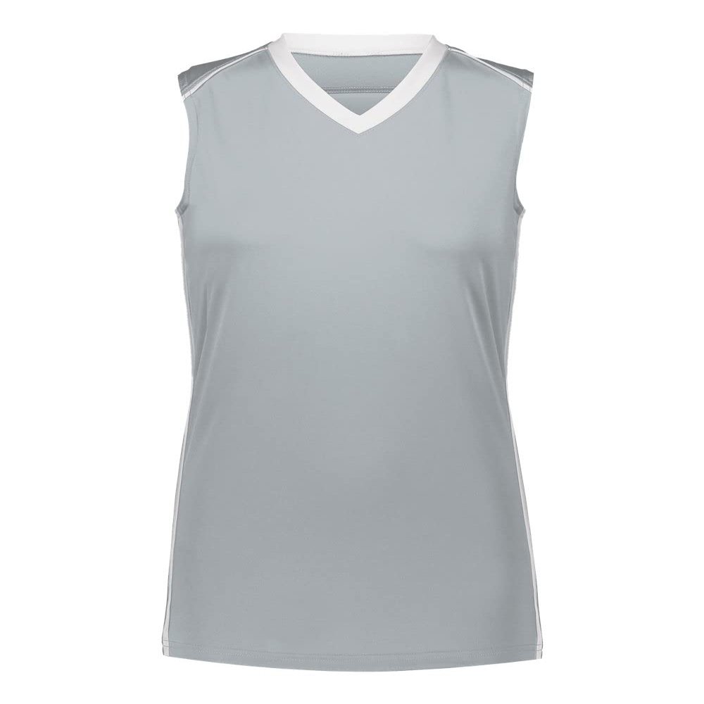 Augusta Girls Rover Jersey Silver | White Medium