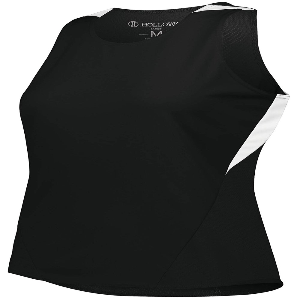 Holloway Sportswear Womens PR Max Track Jersey L Black/White