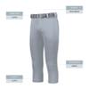 Augusta Sportswear Ladies Slideflex Softball Pant Blue Grey L view 4