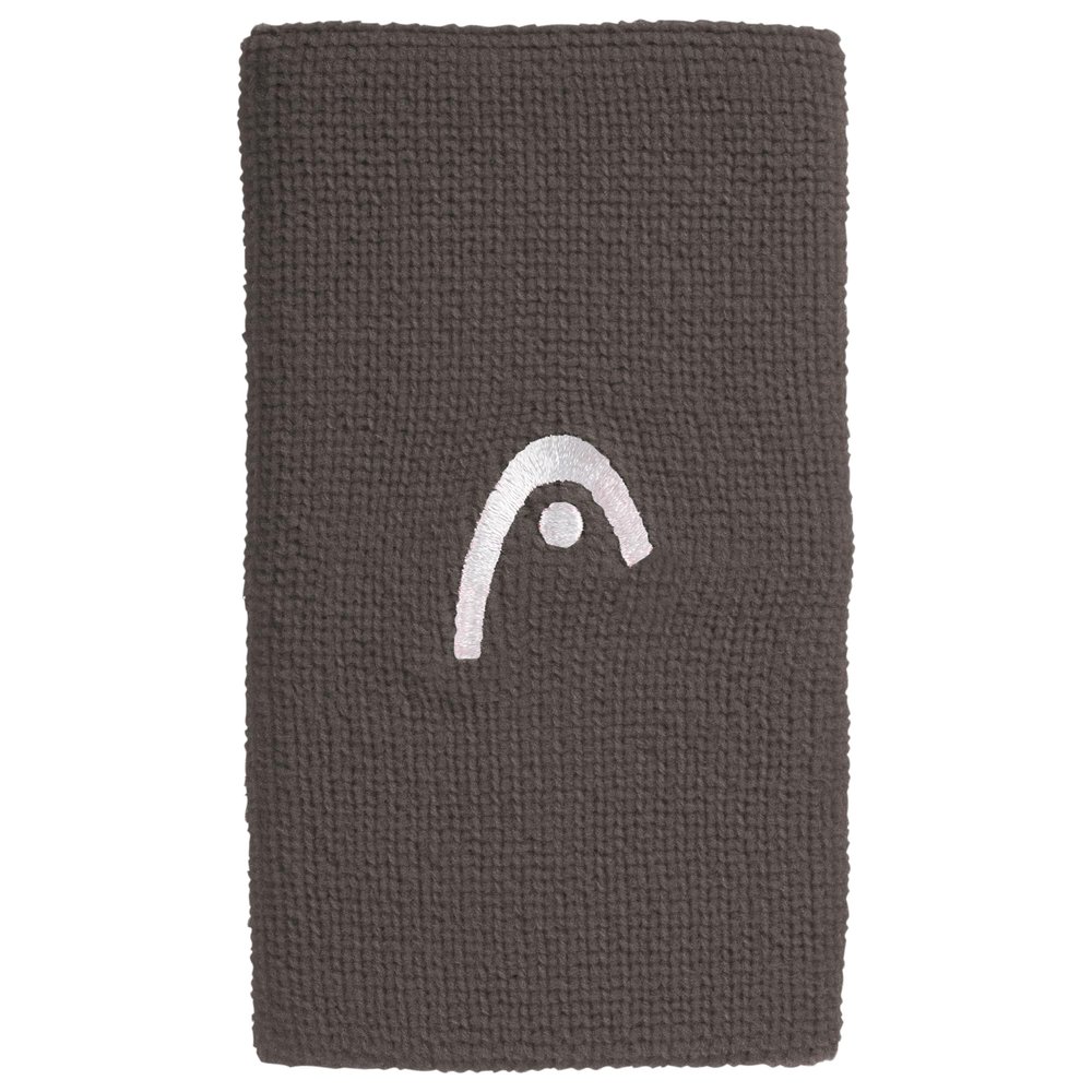 HEAD Unisex Adult's 5 Schweiband Sweatband, Charcoal, Standard Size