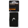 HEAD Unisex Adults Sweat Band Tennis Sweatbands for Women and Men 5 Inch Sweat Absorption Wrist Bands Black, Black, Standard Size US view 1