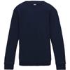 AWDis Kids Sweatshirt - Boys Girls Plain Casual Crew top - New French Navy (5-6 Years) view 1