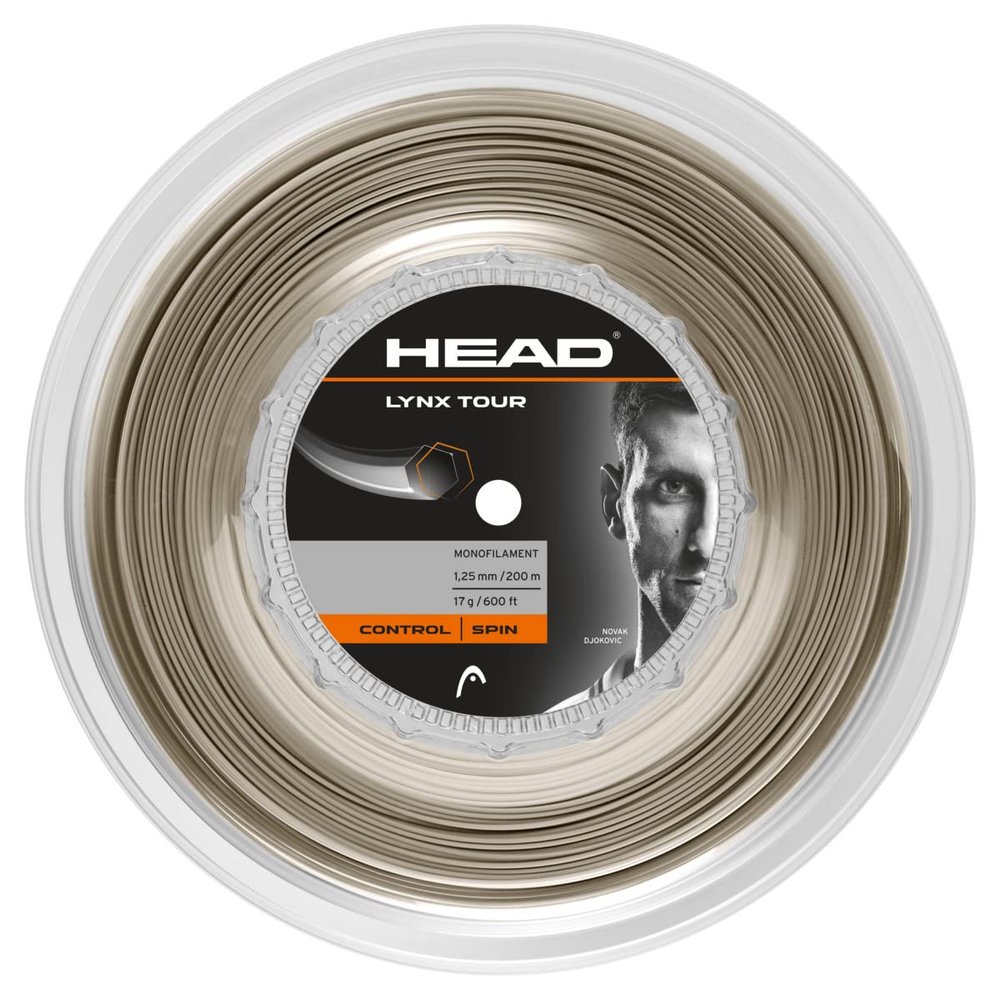 HEAD Lynx Tour Tennis Racket String 660' Reel - 17 Gauge Monofilament Racquet String