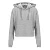 AWDis Just Hoods Girlie Cropped Hoodie JH016 - Womens/Ladies Full Zip Jacket - Heather Grey (M)
