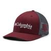 Columbia Unisex Collegiate PFG Mesh Snap Back Ball Cap, Tam - Deep Maroon/Charcoal, One Size view 1