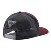 Columbia Unisex Collegiate PFG Mesh Snap Back Ball Cap, Tam - Deep Maroon/Charcoal, One Size view 2