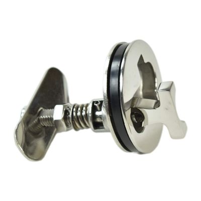 MARINE CITY 316 Grade Stainless Steel T-Handle Cam Latch, Corrosion-Resistant Marine Hatch Flush Turning Lock, 3 Inch for Boats, RVs, Ships & Yachts