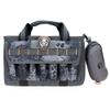 G.P.S. Double Pistol Range Bag with Mag Storage & Glasses Case | Secure Handgun, Ammo & Tactical Gear Storage | Durable Stain-Resistant Shooting Range Bag view 2