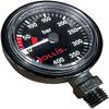Hollis Metric Low Profile Pressure Gauge Module (SPG) w/o Boot - (Black/BAR) (SPG w/32" Hose) view 1