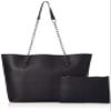 Aimon 99CPXB-001-BK-FF Women's Tote Bag, Handbag with Pouch, Shoulder Bag, Large Capacity, Black view 1