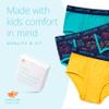 Lucky & Me | Liam Boys Briefs | Children's Tagless Soft Cotton Underwear | 3 Pack (Dino, 9/10y) view 4