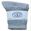 24 Pairs Of Yacht & Smith Wholesale Kids Crew Socks, Childrens Cotton Casual Crew Socks Size 6-8 (Gray) view 2